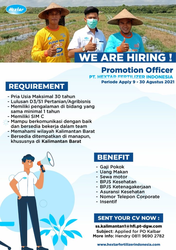 Lowongan-Pekerjaan-Promotion-Officer-Kalimantan