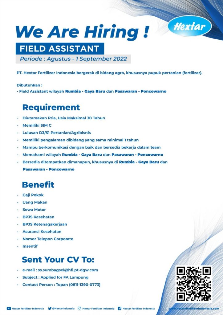 Field-assistant-wilayah-lampung
