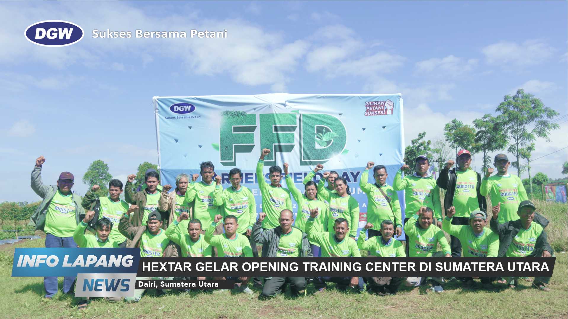 Keseruan Acara Mandurung di Opening Training Center Pertanian di Sumatera Utara